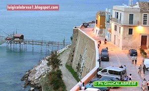 palafitta per la pesca a termoli